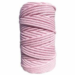 Baumwollkordel 5mm Seil aus Baumwolle mit Polyester Kern 100m - Candy Pink