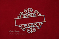 Dekorpappe Die Cut Chipboard Schildrahmen 01 - Park Avenue Schildrahmen 2871 - SCRAPINIECrapiniec