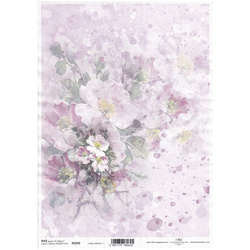 ITD Reispapier Decoupage Bastelpapier Serviettentechnik-R2200 Frühlingsblumen