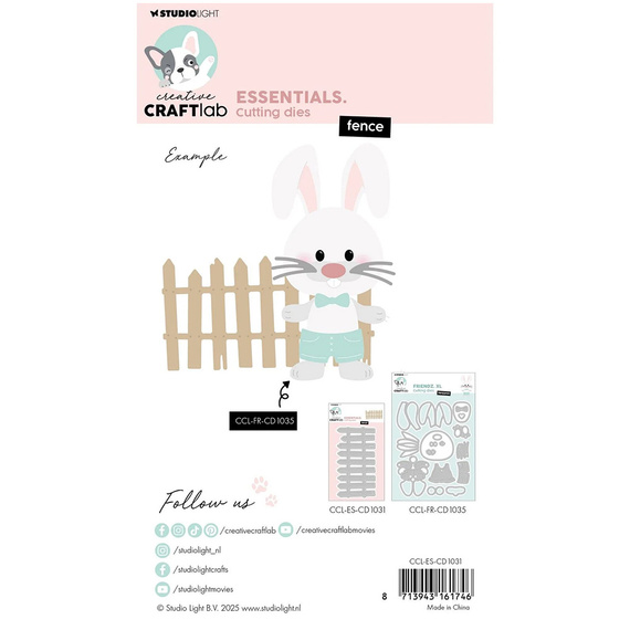 STUDIOLIGHT - Stanzform Präge Stanzschablone Cutting Die - Fence