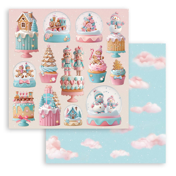 Scrapbooking Papier Set 30x30 - Candy Christmas - Stamperia