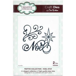 Stanzform Präge Stanzschablone Cutting Die - Creative Expressions - Noel Star CED3033 