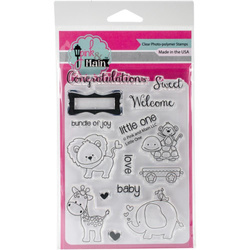 PINK & MAIN - Transparent Stempel Motivstempel Clear Stamp - Little One Kleine Tiere