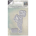 JOY!Crafts Stanzform Präge Stanzschablone Cutting Die - 6002/0674 Wäscherei, Frau