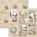Scrapbooking Papier Set 30x30 cm – Paper Pad- Bastelpapier - Ciao Bella – Winter Season