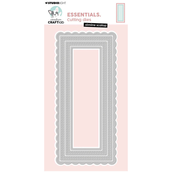 Stanzschablone – Cutting Die für Papier - StudioLight - Slimline scallop