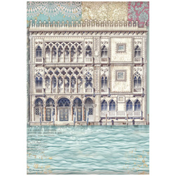 Reispapier Decoupage Bastelpapier A4 - Stamperia - Venice Palace Museum