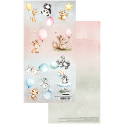 ART ALCHEMY 15x30cm Scrapbooking Papier,  Dreamy Dreams Numbers