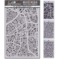 CIAO BELLA Mixed Media Triple Layer Stencil LaMania 3 designs Schablone STENCIL - Set 6 