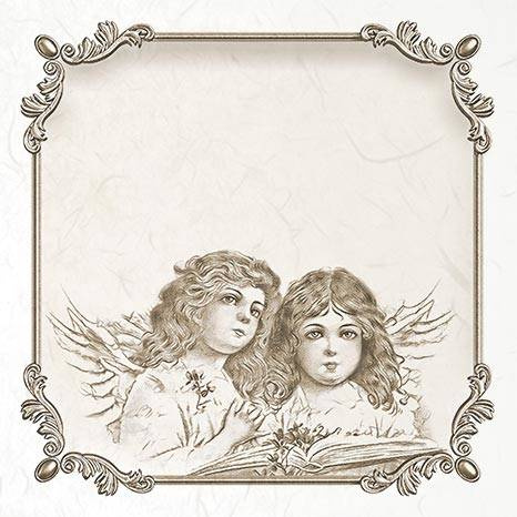 ITD Reispapier Decoupage Bastelpapier, RSM058 engel