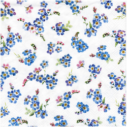 SERVIETTEN 1 Stück Motivservietten Decoupage Napkin 33x33cm, Valeria Blumen