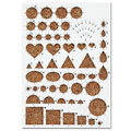 Quilling Schablone 15x21cm Muster Formen
