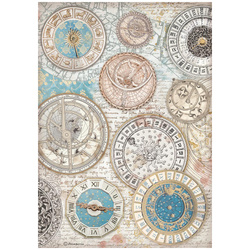 Reispapier Decoupage Bastelpapier A4 - Stamperia - Venice Zodiac