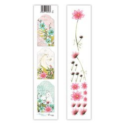 Scrapbooking Papier Streifen - Lexi Design - Einhorn Mysterious Unicorn 03