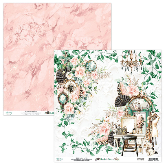 Scrapbooking Papier Set 30x30 - Mintay - Lady's Secret