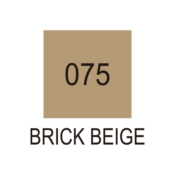 Kunst &amp; Grafik Zwillingsmarker - Brick Beige 075