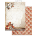 Set aus Junk Journal-Papieren, Aufklebern und Elementen - Gear Up For Christmas - Stamperia 