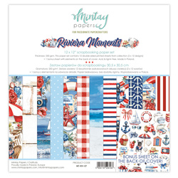 Scrapbooking Papier Set 30x30 - Mintay - Riviera Moments