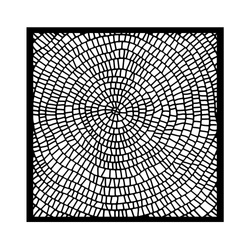 Schablone mix media 3D 18x18cm - Whispering Woods Stamm - Stamperia