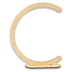 Holzkugel/Ei Ornament Ständer 18cm Dekor