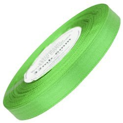 Satinband 12 mm - Satingrün - 32 lfm