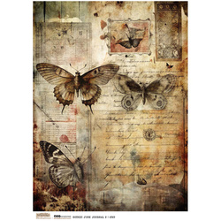 Reispapier Decoupage Bastelpapier A4 - Scraplove - Gothic Junk Journal 2