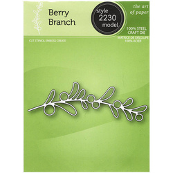 Stanzform Präge Stanzschablone Cutting Die - Poppystamps - Berry Branch Mistel