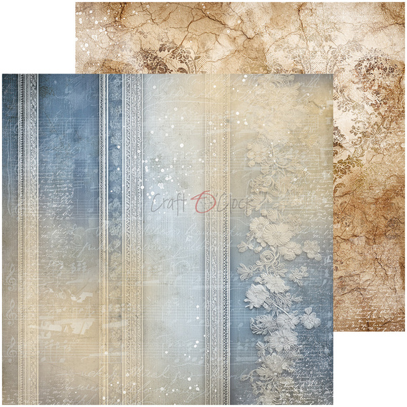 Scrapbooking Papier Set 20x20 - Craft o'clock - Melody of My Soul mix