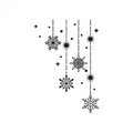AGATERIA Polymerstempel Clear Stamp - Sternengirlande