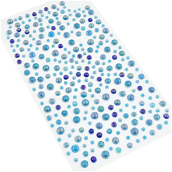 Kryształki samoprzylepne 6mm 260szt Crystal