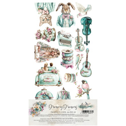 ALCHEMY OF ART Set 15x30cm Scrapbooking Papier, Dreamy Dreams