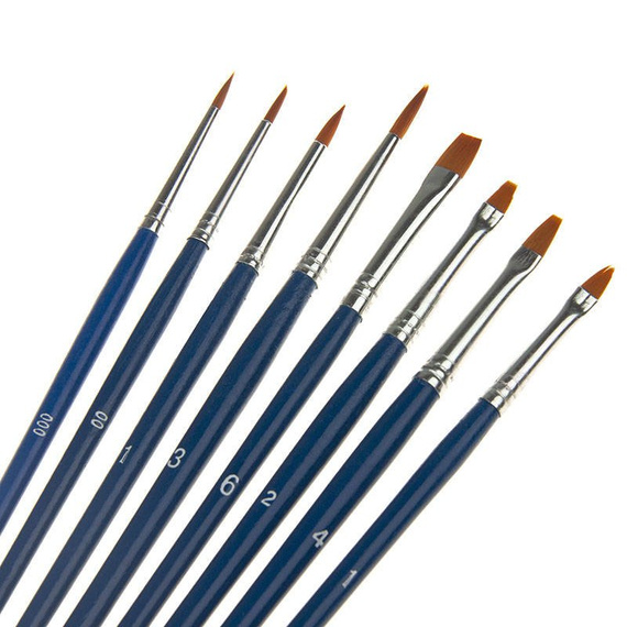 Phoenix Aquarellpinsel-Set - 8 Stück