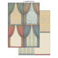 Set aus Junk Journal-Papieren, Aufklebern und Elementen - Alice in Christmas - Stamperia 