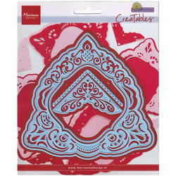 Stanzform Präge Stanzschablone Cutting Die - Marianne Design - Petras Dreieck - dreieckiger Rahmen und dekorative Ecke