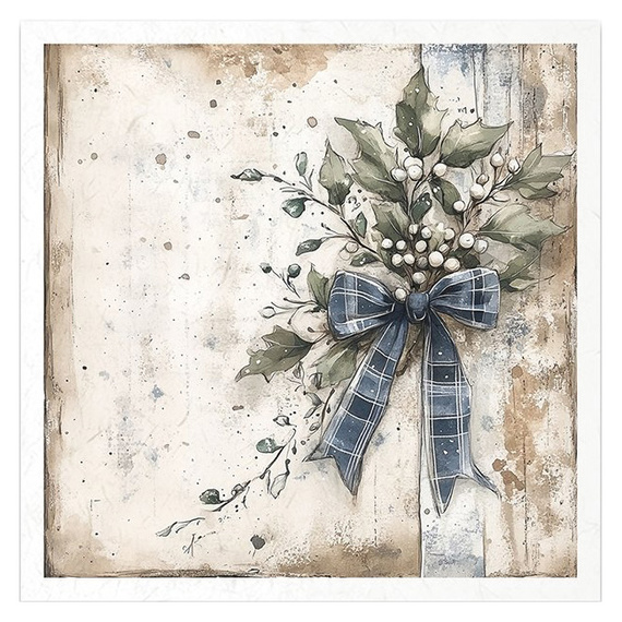 Reispapier-Set - Weihnachtssträuße - Itd Collection - RSM182 - Itd Collection