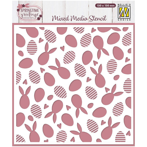 Vorlage / Maske - NELLIE'S - Hasen und Eier Ostereier und Hasen