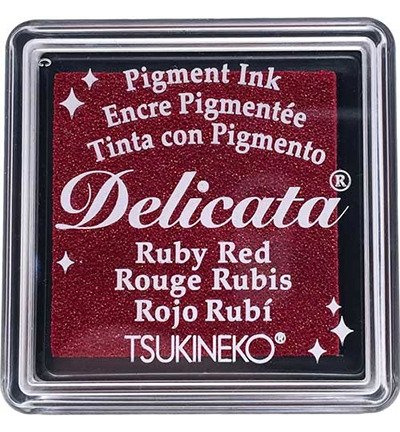 Metallic-Tinte TSUKINEKO Delicata Small - Ruby Red - Rubirot 