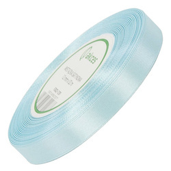 Satinband 12 mm - perle blau - 32 lfm