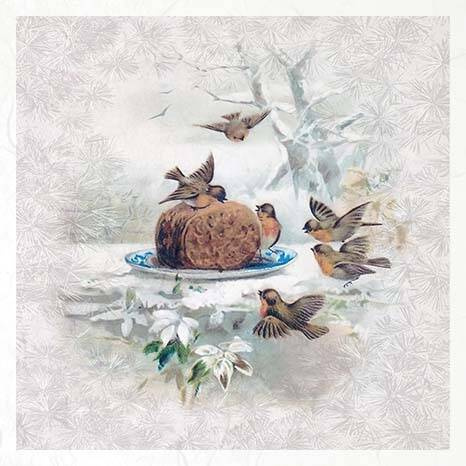 Reispapier-Set - ITD RSM084 Vögel