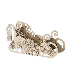 SCRAPINIEC Dekorpappe Die Cut Chipboard Dekoration Ornament, Familie Polnische Untertitel