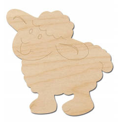 UNTERSETZER aus Holz Handwerk Dekoration Dekor 10 x 10 cm - Schafe