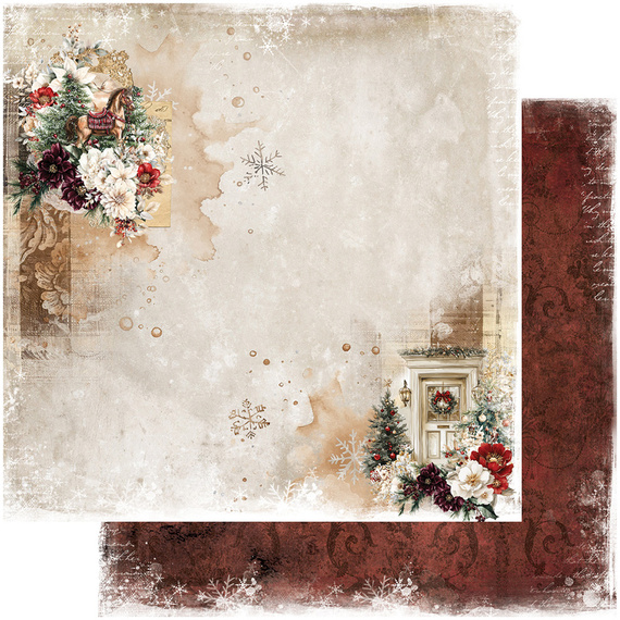 ALCHEMY OF ART Set 30x30cm Scrapbooking Papier, Wonderful Christmas Time