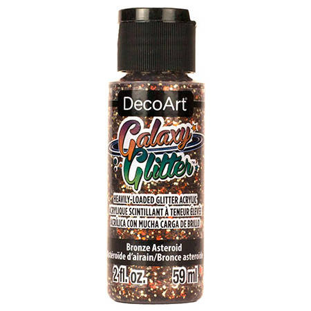 DECOART - Glitterfarbe - Galaxy Glitter - Bronze Asteroid