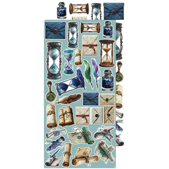 Scrapbooking-Zubehör-Set - Craft o'clock - Supernatural World - mix 03