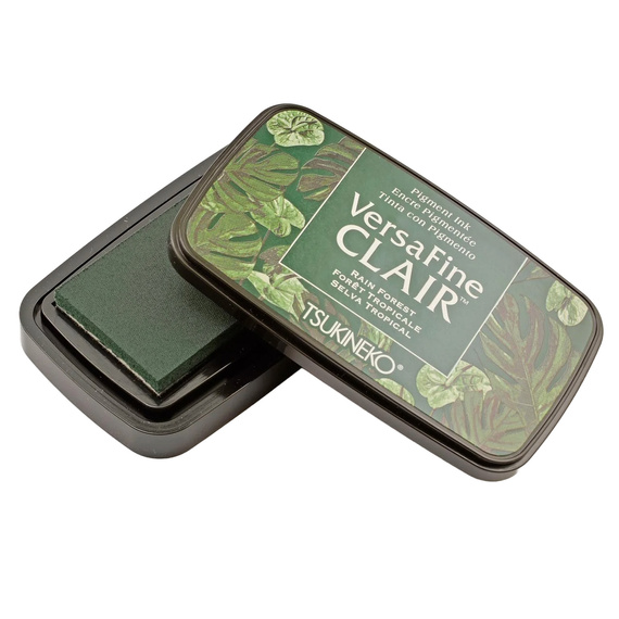 Tsukineko Versafine Clair Pigment Ink Pad - Rain Forest 