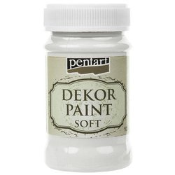 Dekor Paint Kreidefarbe weiß - white 100ml - PENTART