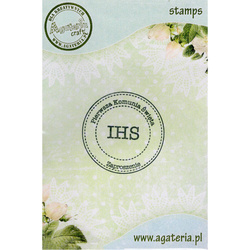 AGATERIA - Transparent Stempel Motivstempel Clear Stamp - Zaproszenie 2 Pierwsza Komunia - Untertitel PL Św.