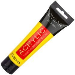 LOVEART 100ML Acrylfarbe Malfarbe Künstlerfarbe Malen Farbe, Cad pale yellow hue 211- gelb