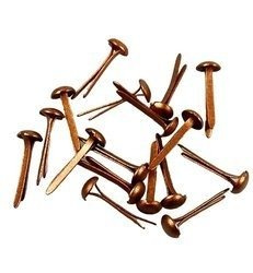 NELLIE'S Metall Brads 3mm/40Stk. - Scrapbooking Papierverschlüsse, kupferrot