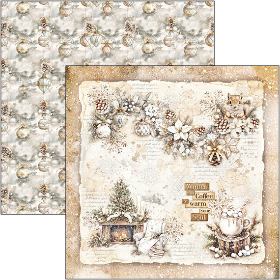 Scrapbooking Papier Set 30x30 cm – Paterns Pad- Bastelpapier - Ciao Bella – Winter Season
